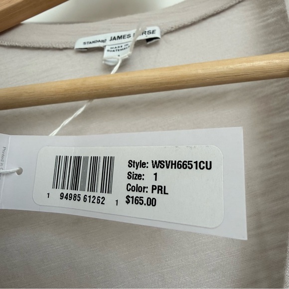 James Perse Woman's black Light weight Slub Shift Midi Dress NWT - Picture 6 of 6